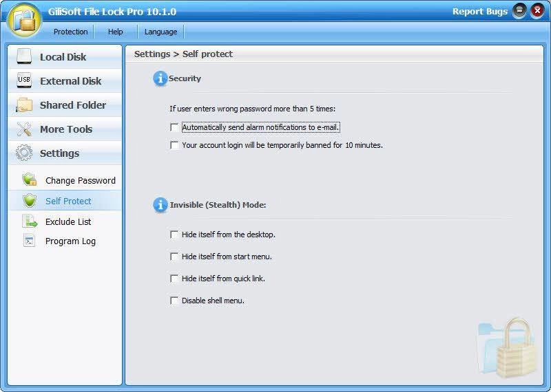 Как пользоваться GiliSoft File Lock Pro 10.1.0