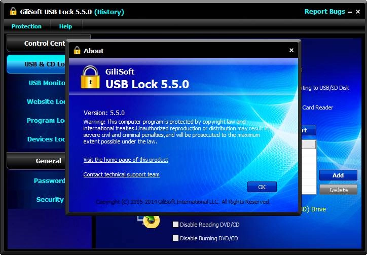 Как пользоваться Gilisoft USB Lock 5.5.0 DC 10.09.15