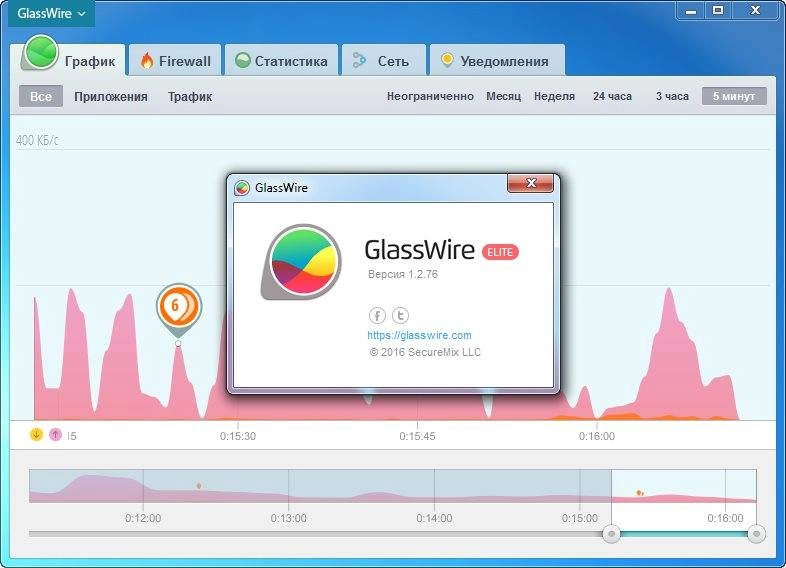 Как пользоваться GlassWire Elite 2.2.241