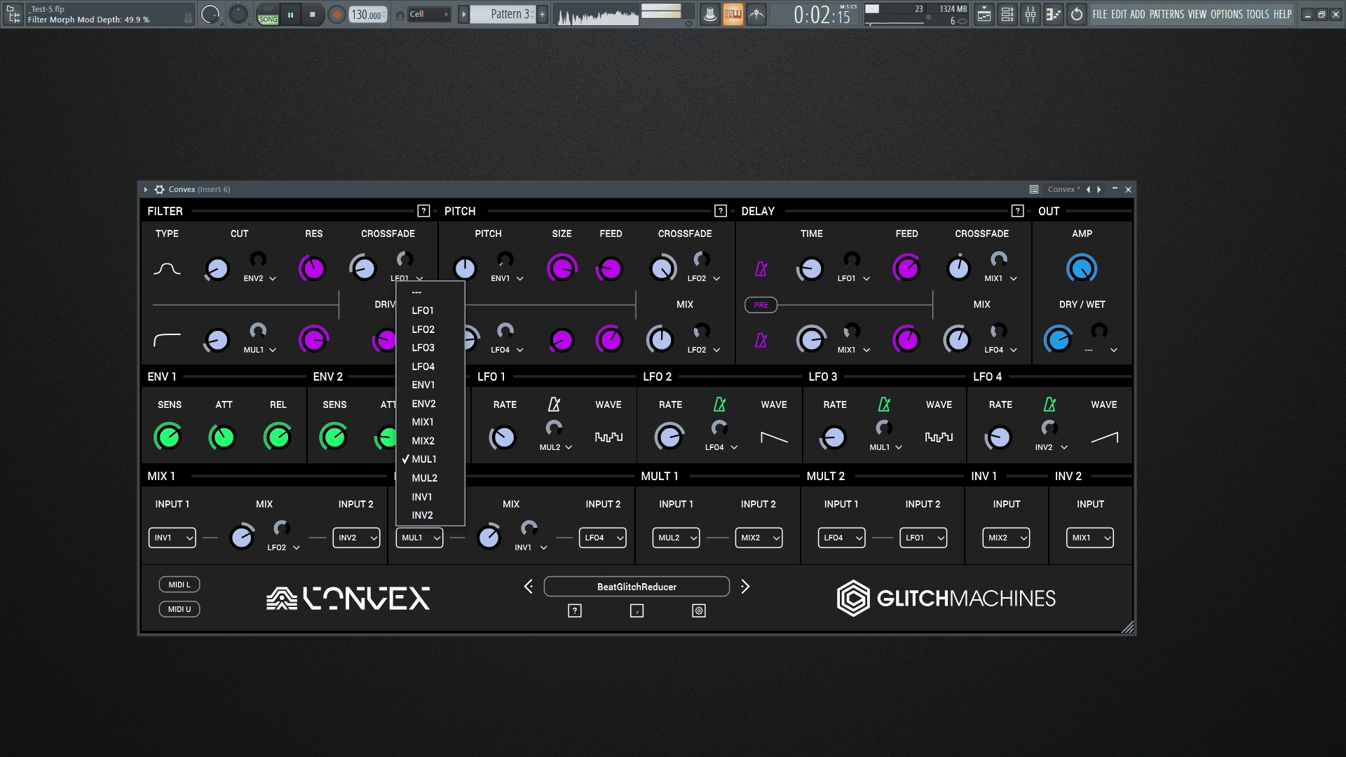 Как пользоваться Glitchmachines - Convex 1.4.0 VST Retail