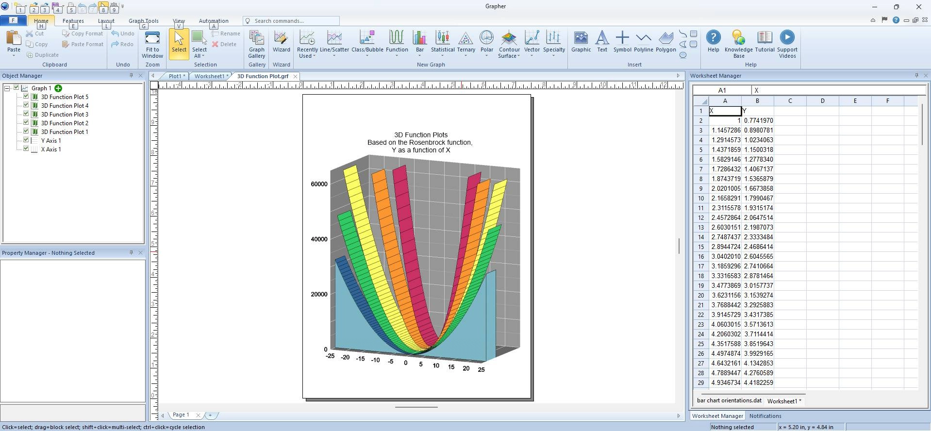 Как пользоваться Golden Software Grapher 24.1.213