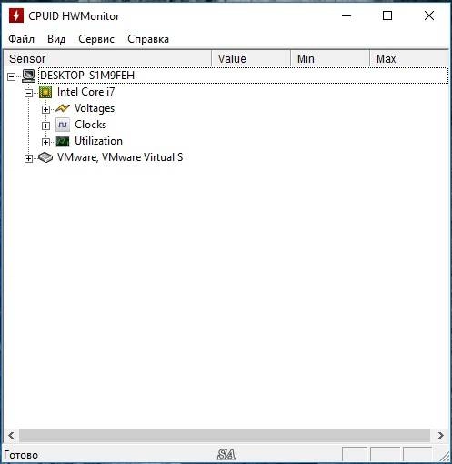 Как пользоваться HWMonitor 1.30 Portable