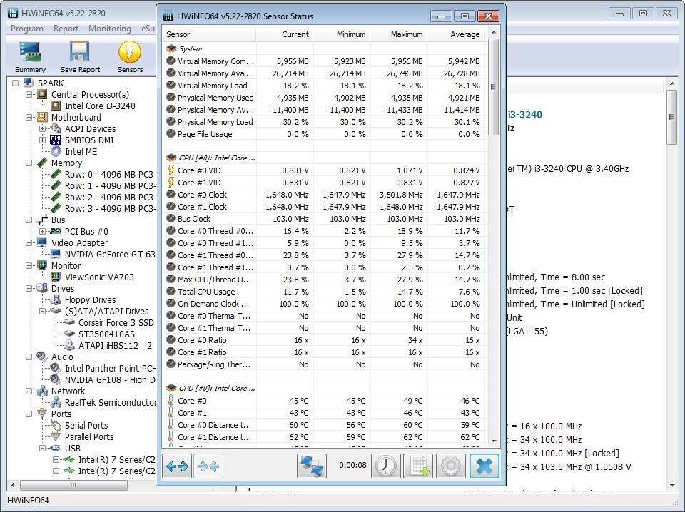 Как пользоваться HWiNFO 32-64 5.22-2820 + Portable