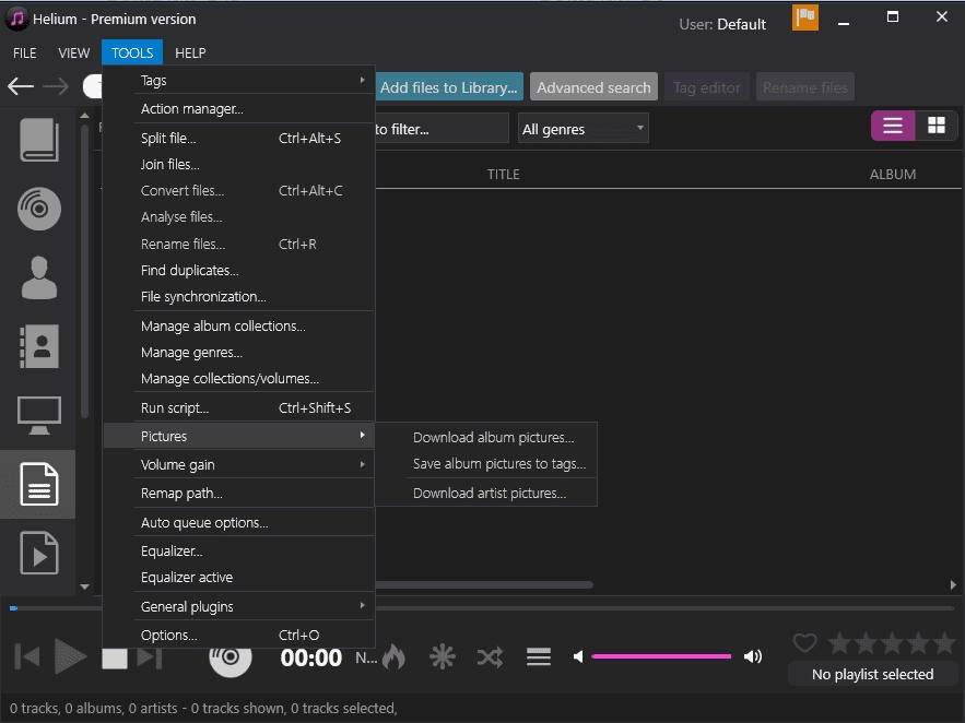 Как пользоваться Helium Music Manager Premium 17.3.306.0 RePack by elchupacabra