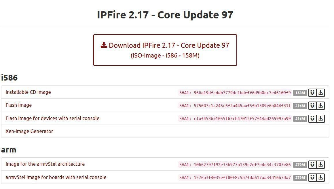 Как пользоваться IPFire 2.17 - Core Update 97 1xCD, 4xIMG