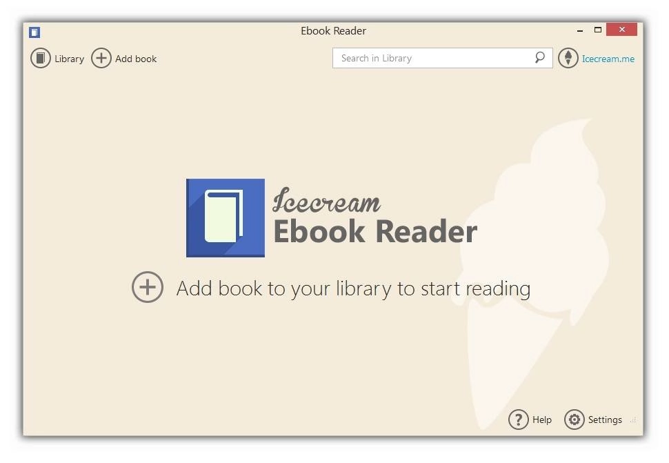 Как пользоваться Icecream Ebook Reader 1.4