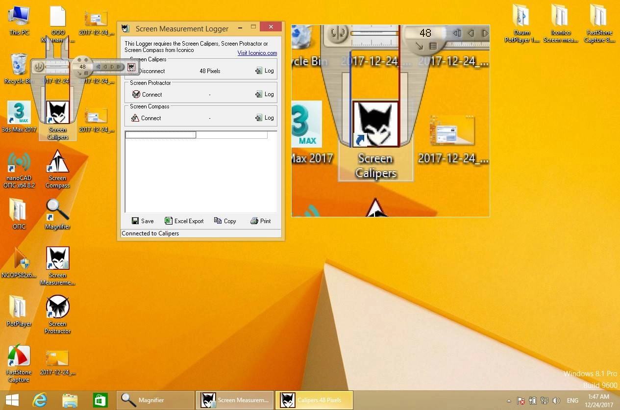 Как пользоваться Iconico Screen measurement pack 4.0