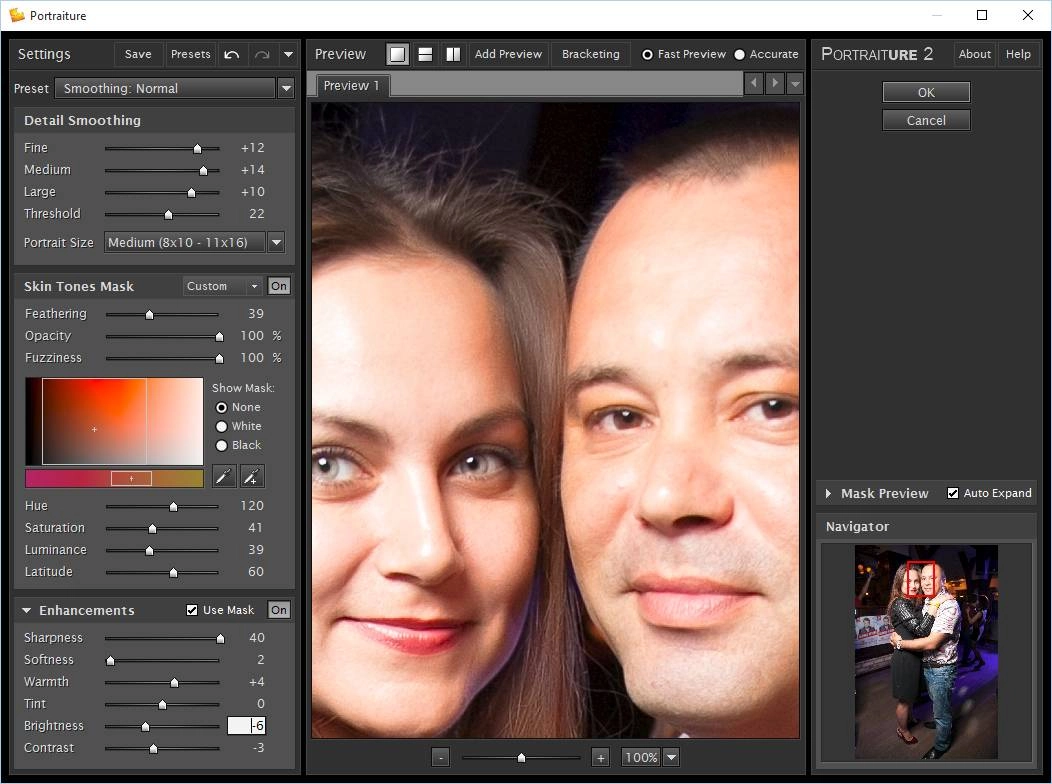 Как пользоваться Imagenomic Portraiture 2.3.4 for Lightroom 2.3.4.3