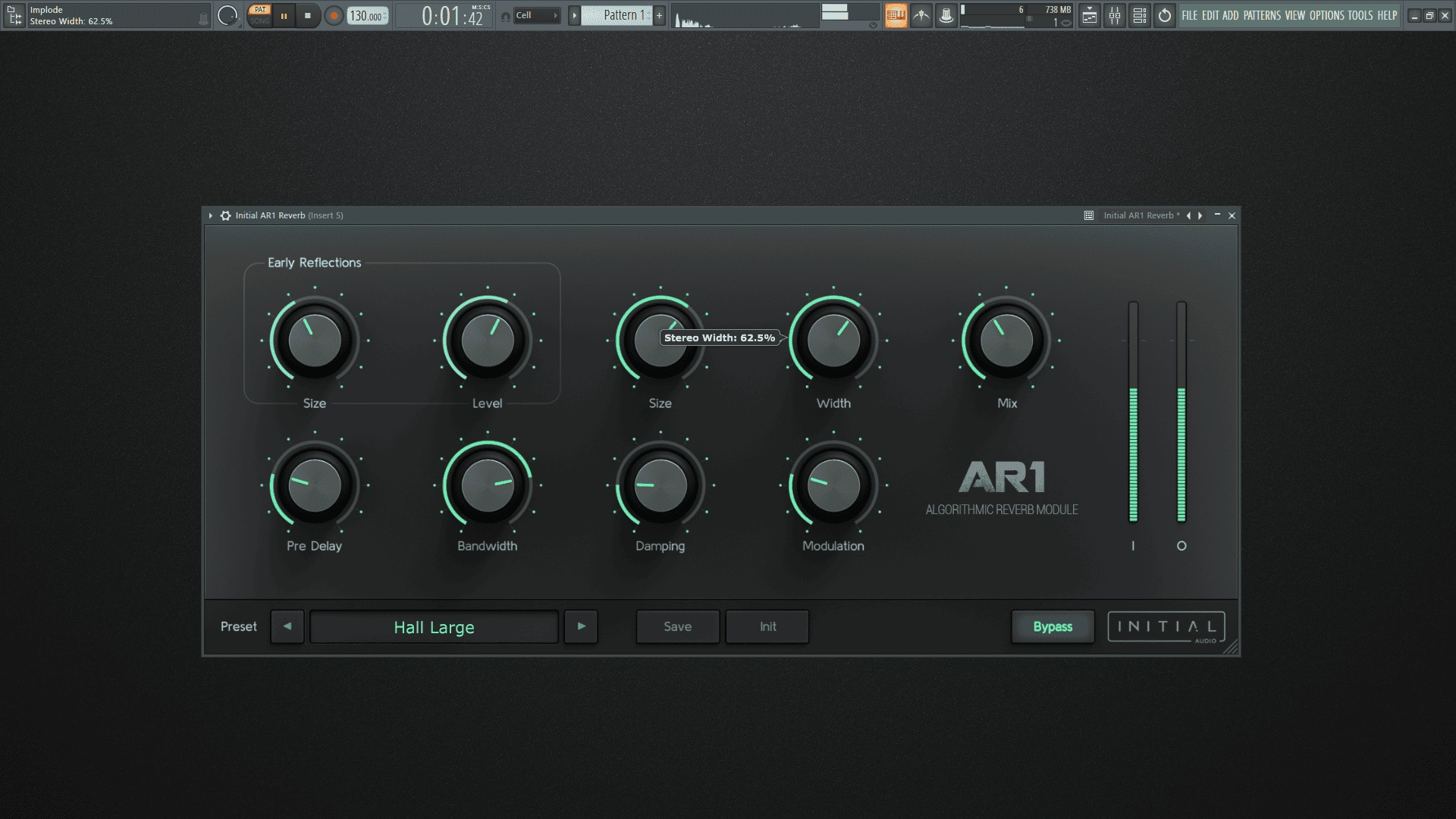 Как пользоваться Initial Audio - AR1 Reverb 1.2.0 VST, VST3