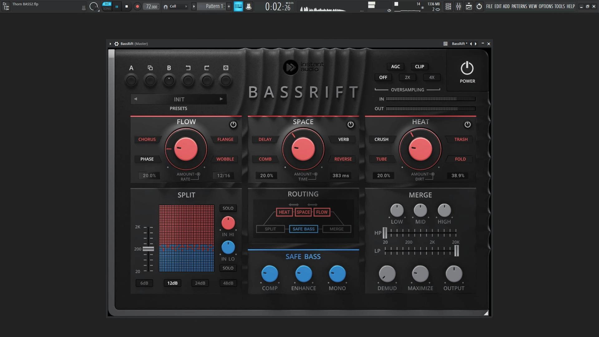 Как пользоваться Instant Audio - BassRift 1.2.0 VST, VST 3, AAX