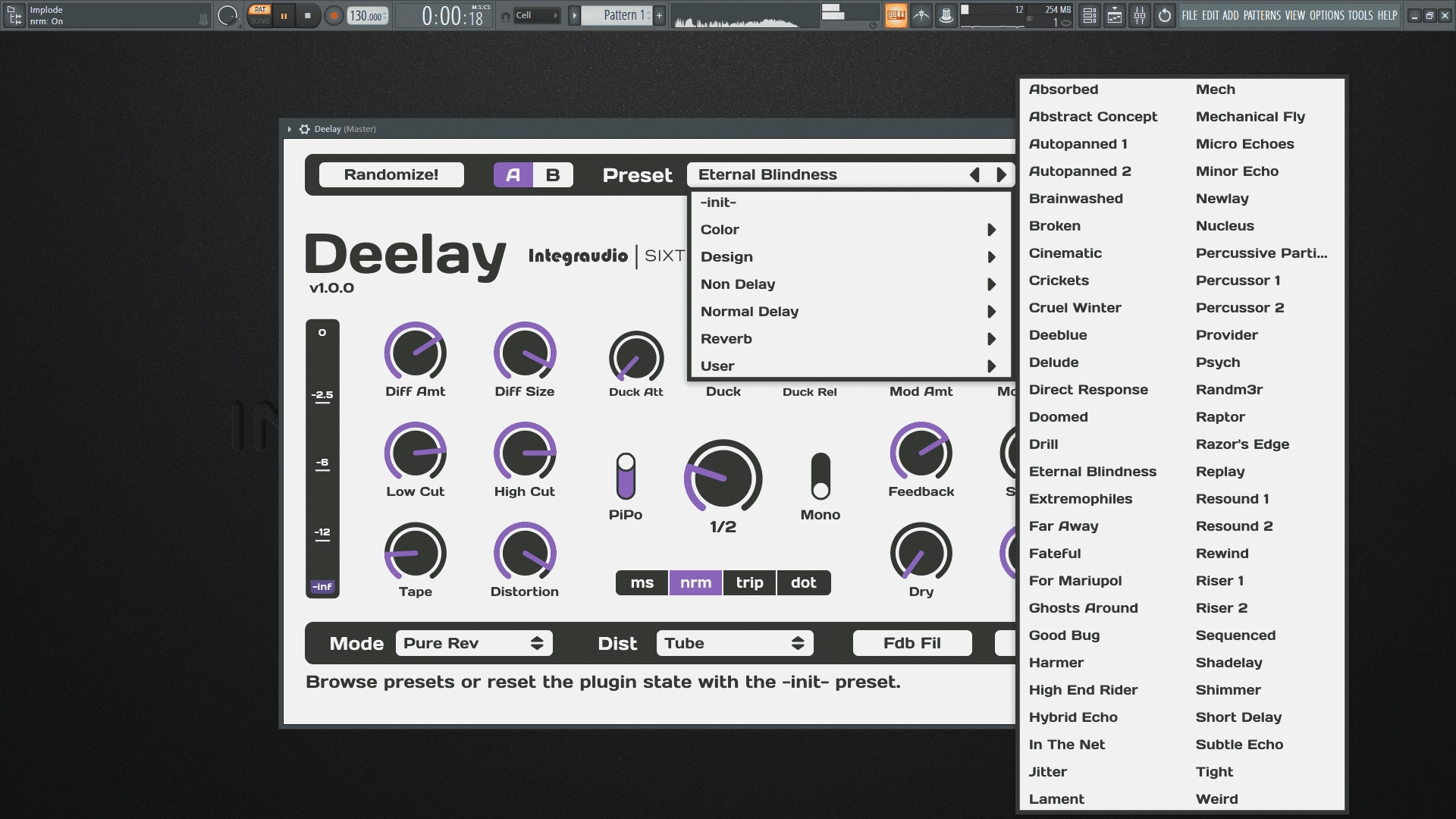Как пользоваться Integraudio - Deelay 1.0.0 VST 3
