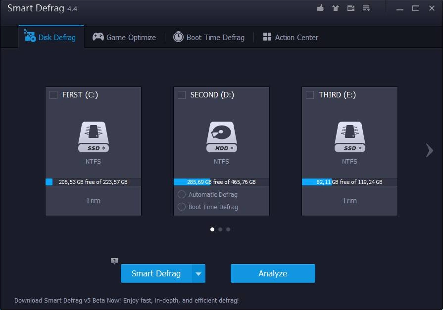 Как пользоваться Iobit Smart Defrag 4.4.0.849 Final Portable by PortableApps