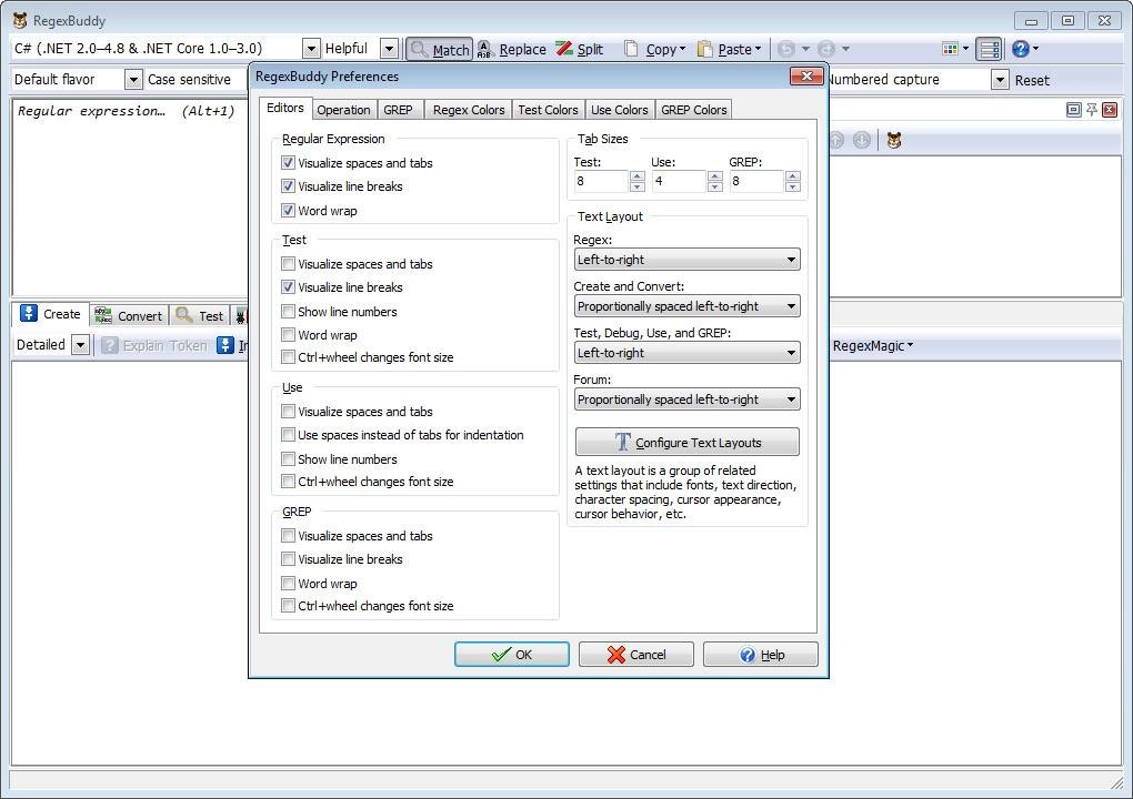 Как пользоваться JGSoft RegexBuddy 4.10