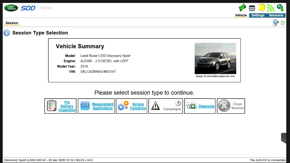 Как пользоваться Jaguar Land Rover JLR SDD 160.02