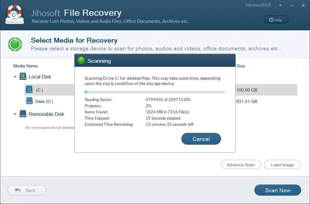 Как пользоваться Jihosoft File Recovery 8.30 RePack by вовава