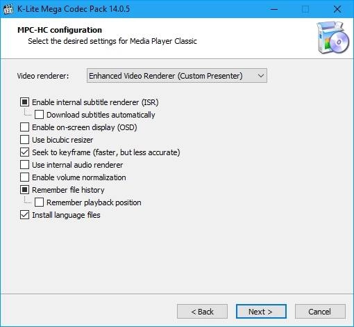 Как пользоваться K-Lite Codec Pack 18.8.5 Mega/Full/Standard/Basic