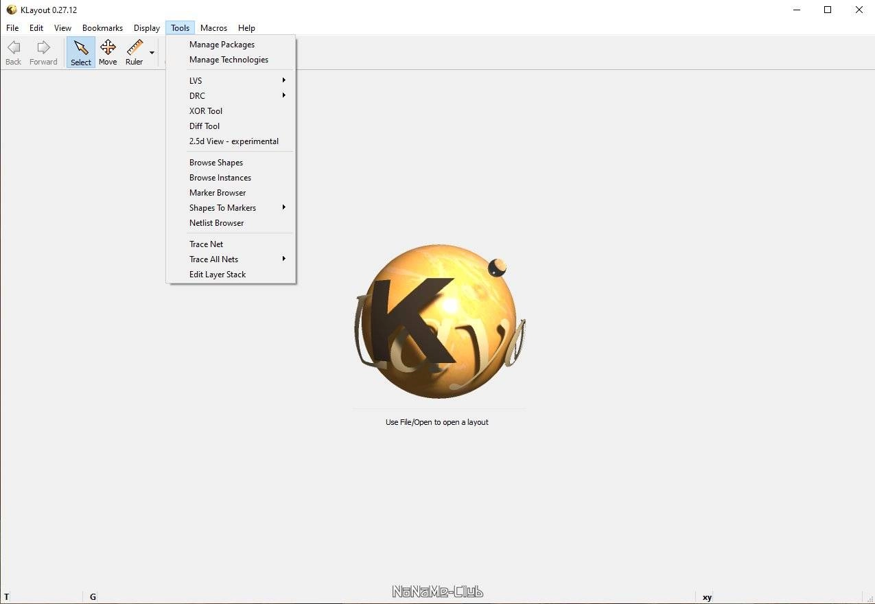 Как пользоваться KLayout 0.27.12 +