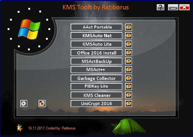 Как пользоваться KMS Tools Portable 15.12.2017 by Ratiborus