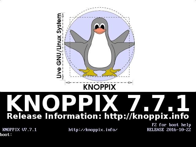 Как пользоваться KNOPPIX 7.7.1 1xDVD