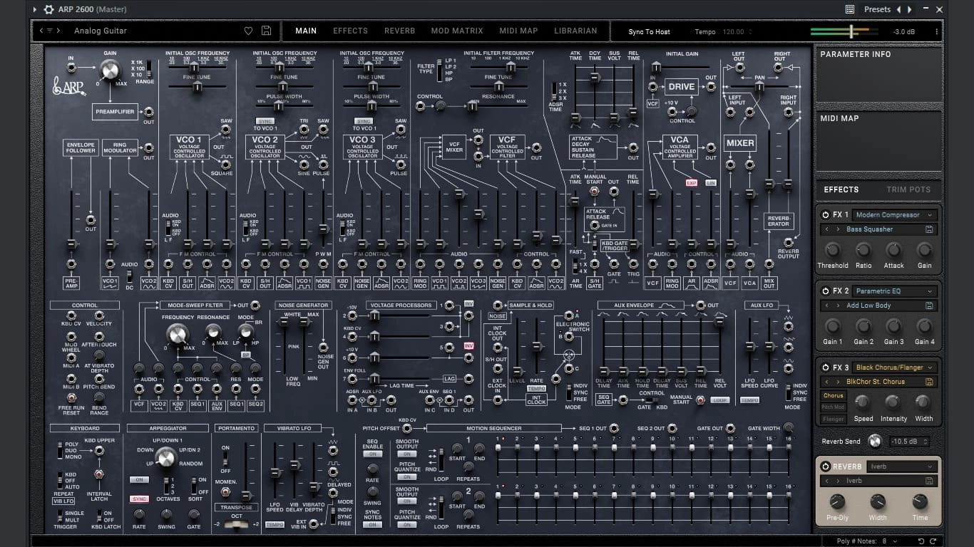 Как пользоваться KORG - ARP 2600 1.0.5 Standalone, VSTi 3, AAX RePack by TCD