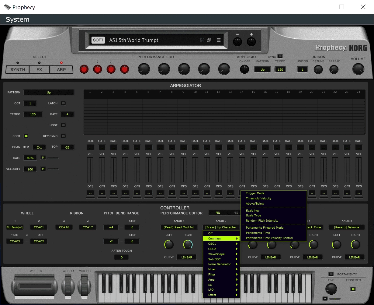 Как пользоваться KORG - Prophecy 1.0.1 STANDALONE, VSTi, AAX
