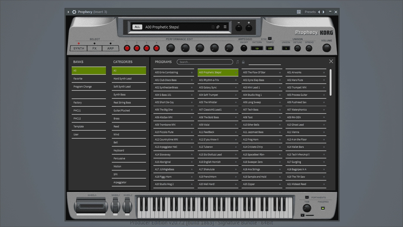 Как пользоваться KORG - Prophecy 1.0.2 STANDALONE, VSTi, AAX RePack by RET