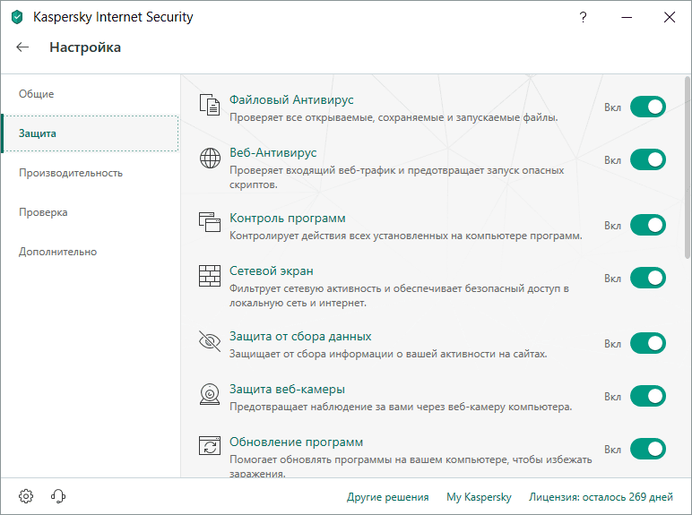 Как пользоваться Kaspersky Internet Security 19.0.0.1088