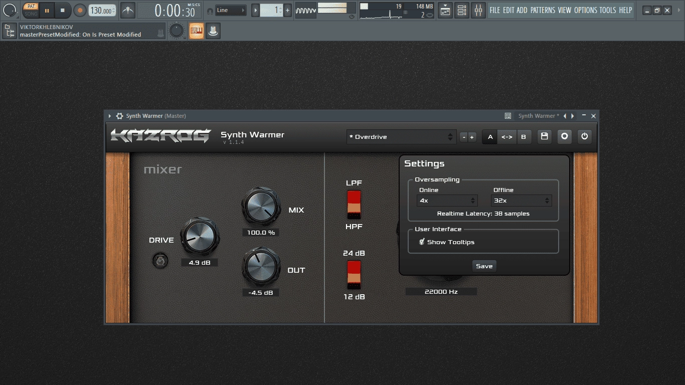 Как пользоваться Kazrog - Synth Warmer 1.1.5 VST, VST3, AAX Retail