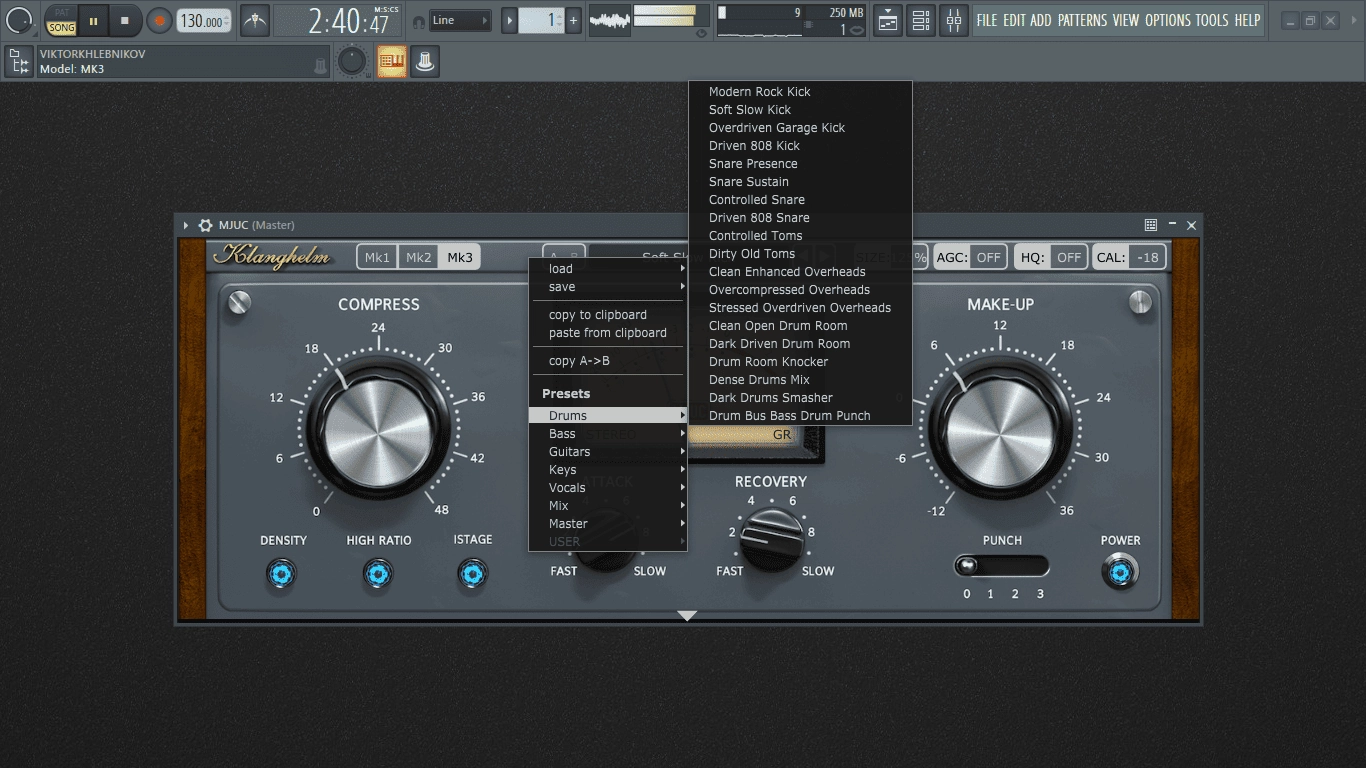 Как пользоваться Klanghelm - MJUC 1.7.2 VST, VST 3, AAX Retail