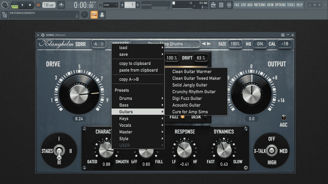 Как пользоваться Klanghelm - SDRR 2 2.4.1 VST, VST 3, AAX Retail