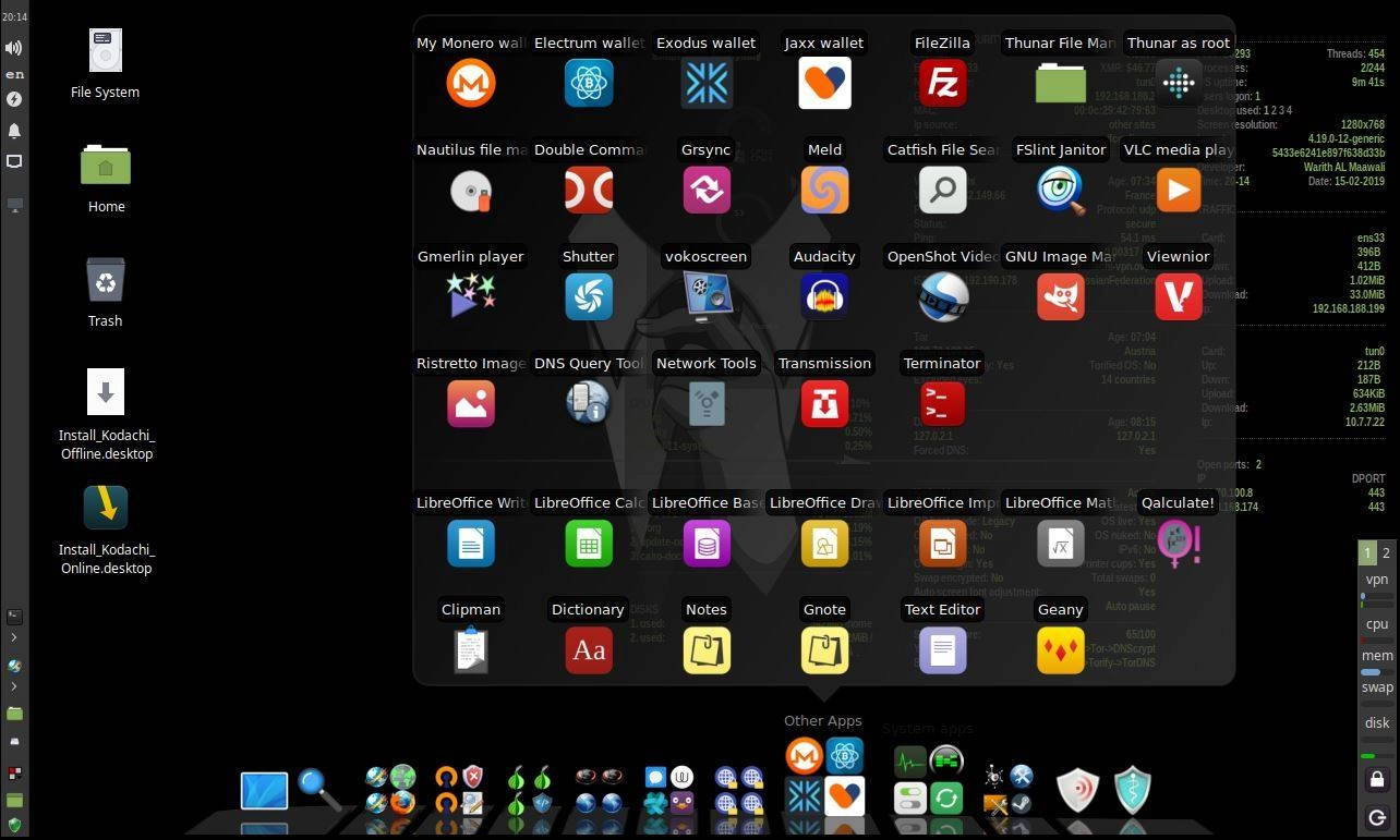 Как пользоваться Kodachi Linux 1xDVD 6.0 1xDVD