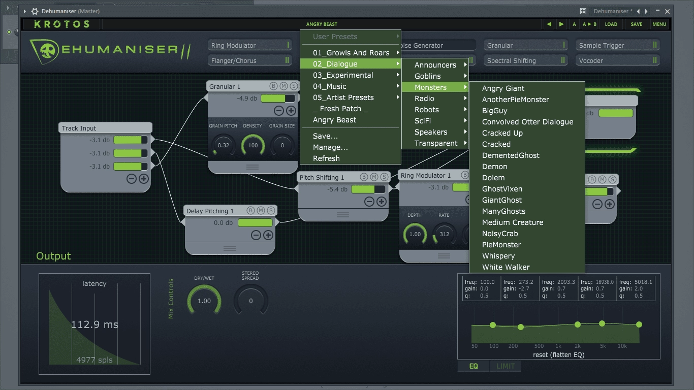 Как пользоваться Krotos - Dehumaniser 2 1.3.3 VST, AAX RePack by RET