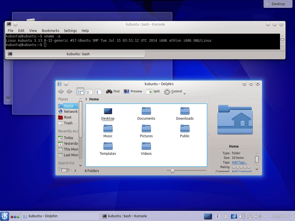 Как пользоваться Kubuntu 14.04.01 LTS 2xDVD