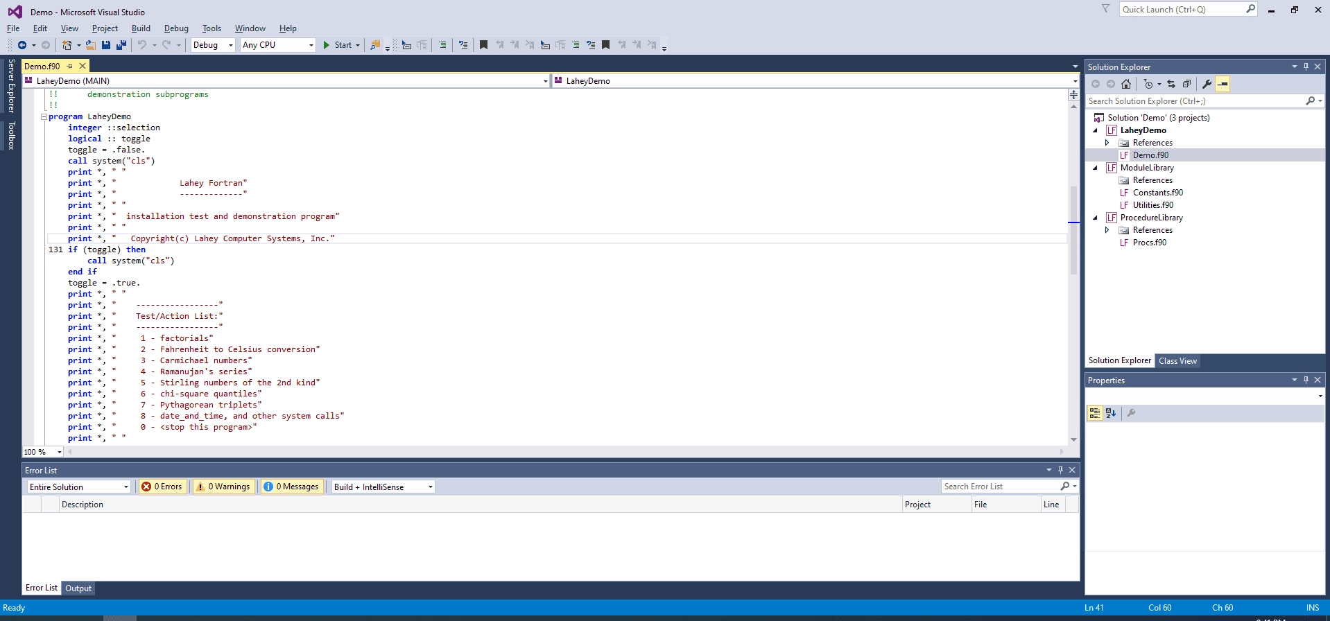 Как пользоваться Lahey/Fujitsu Fortran 7.9