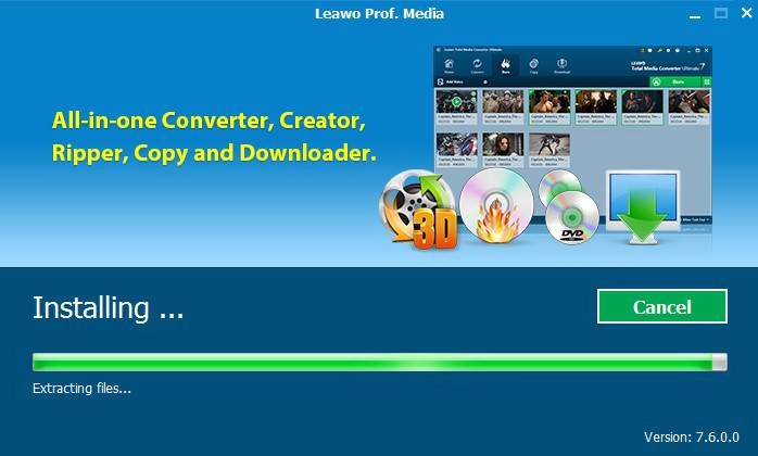 Как пользоваться Leawo Prof. Media 7.6.0.0