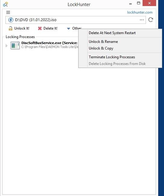 Как пользоваться LockHunter 3.4.3.146 + Portable