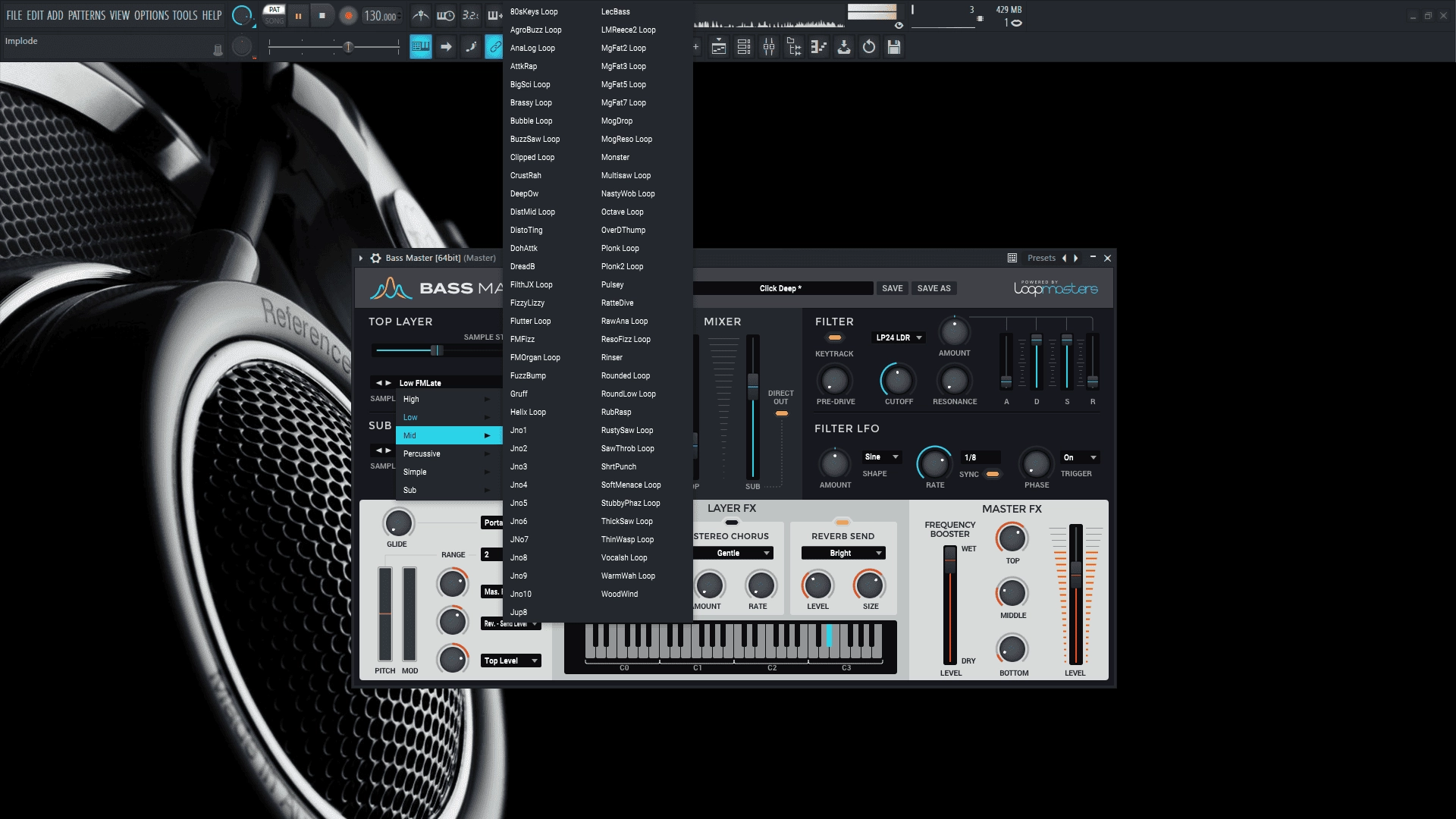 Как пользоваться Loopmasters - Bass Master 1.1.3 VSTi