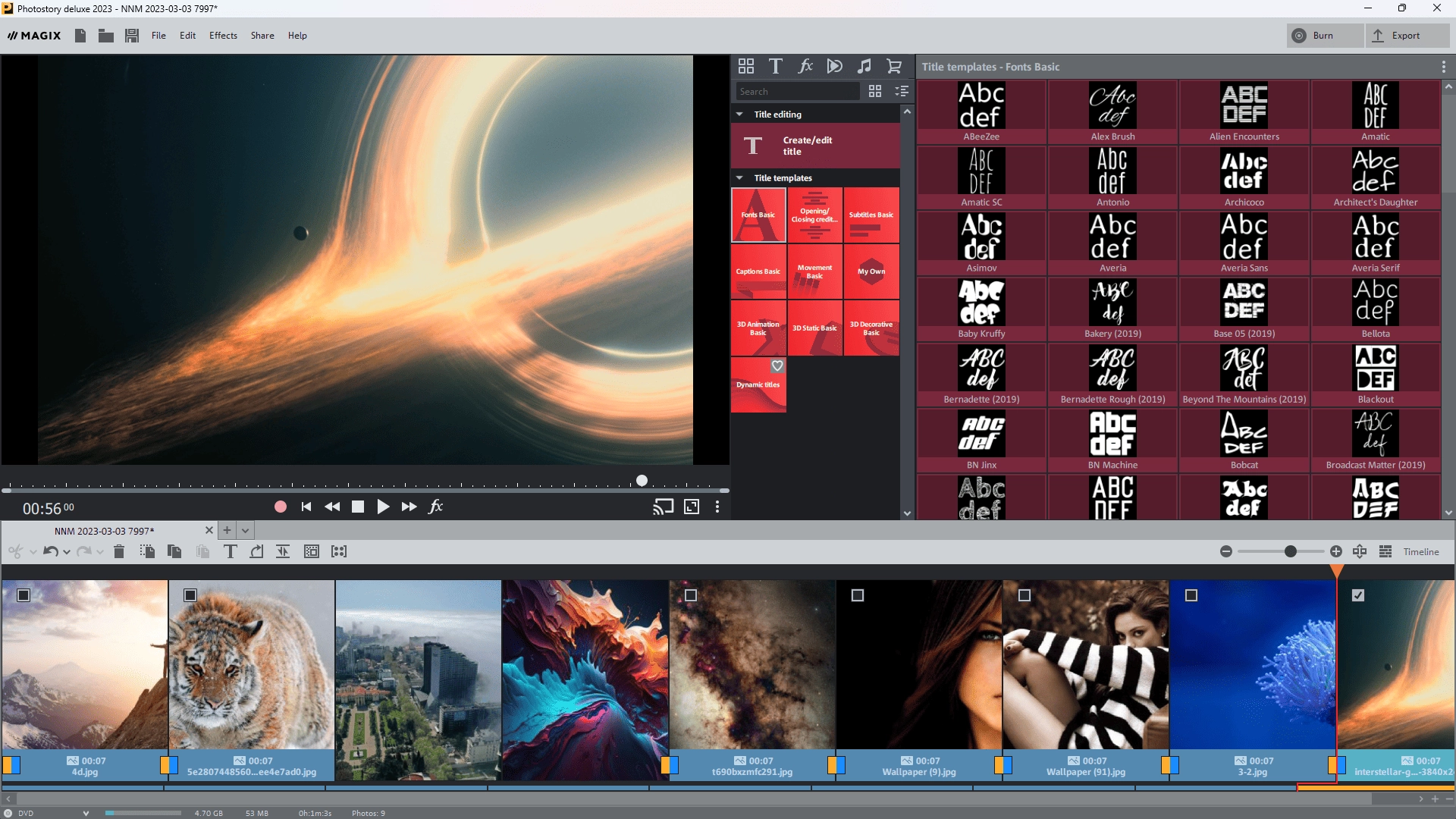 Как пользоваться MAGIX Photostory Deluxe 22.0.3.149 Portable by 7997