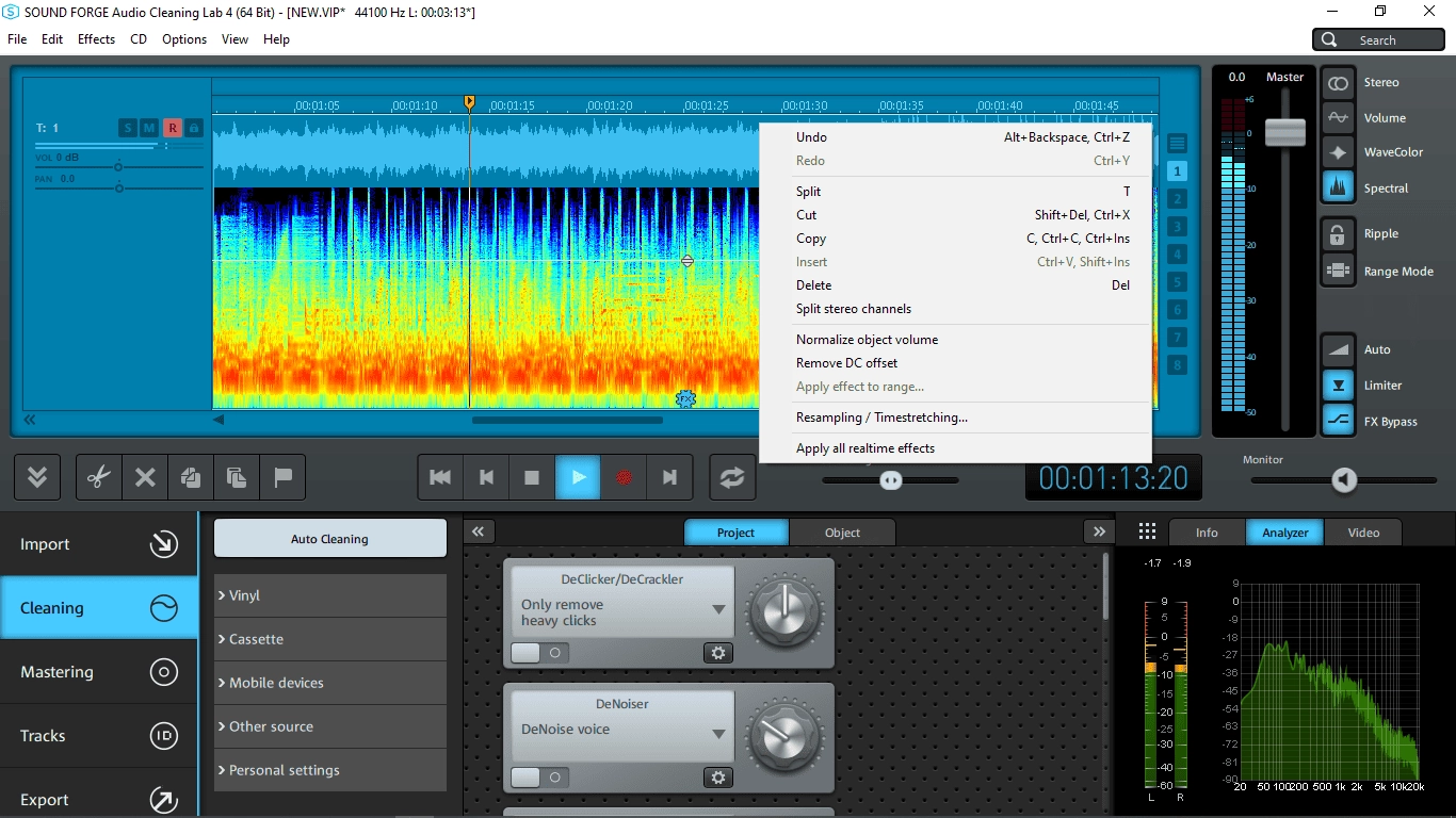 Как пользоваться MAGIX SOUND FORGE Audio Cleaning Lab 4 26.0.0.23