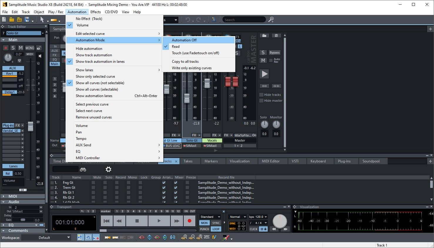 Как пользоваться MAGIX Samplitude Music Studio X8 19.2.0.24218