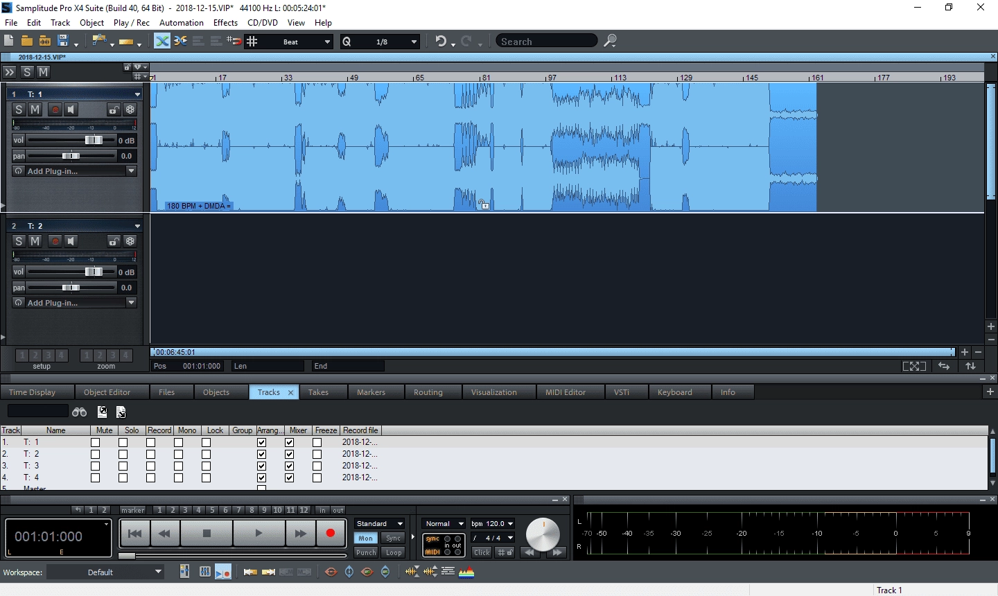 Как пользоваться MAGIX Samplitude Pro X4 Suite 15.4.1.645 + справка