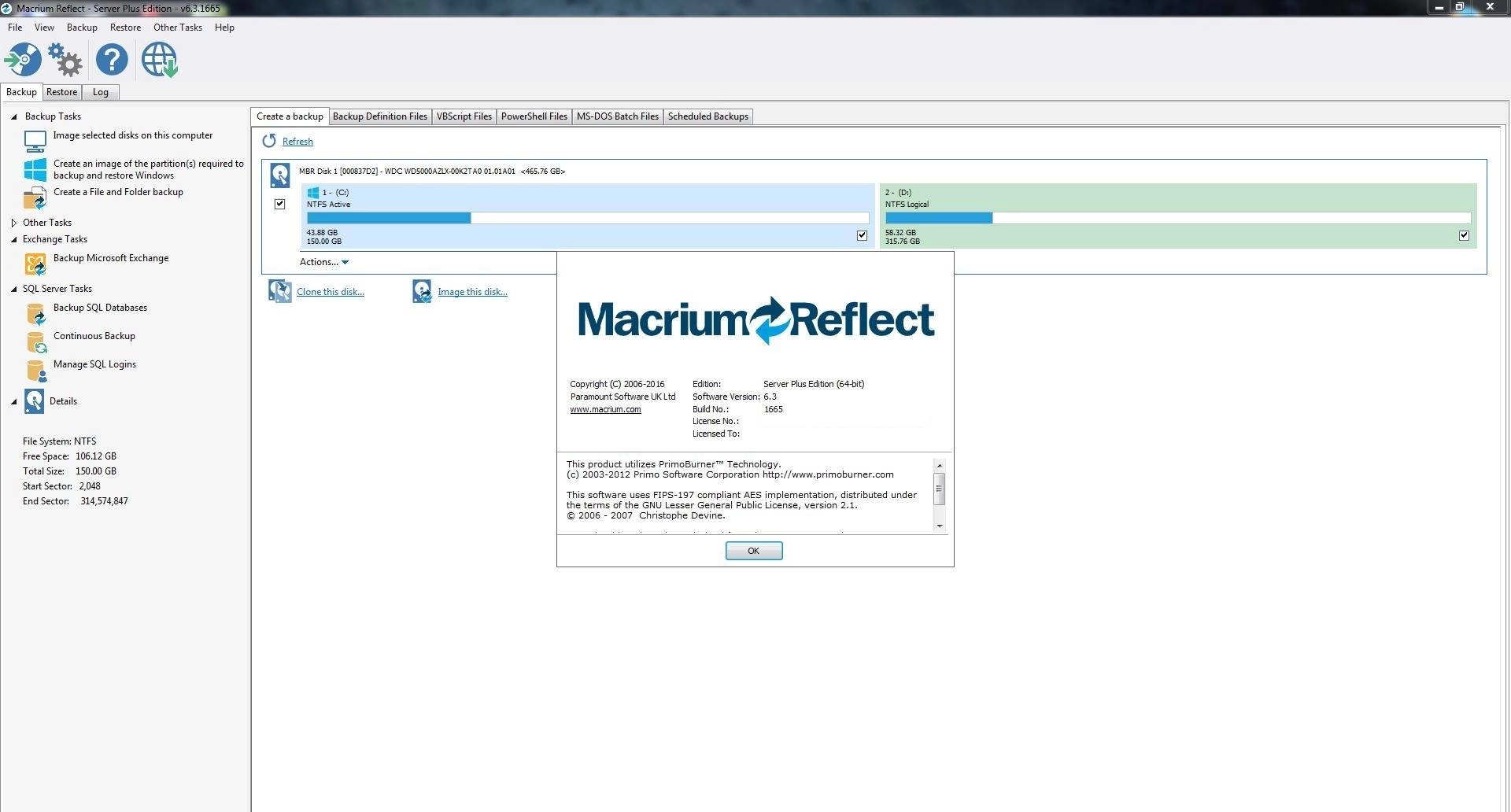 Как пользоваться Macrium Reflect 6.3.1665