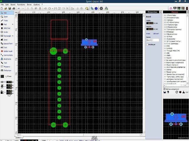 Как пользоваться Макросы для Sprint-Layout 6.0 00001