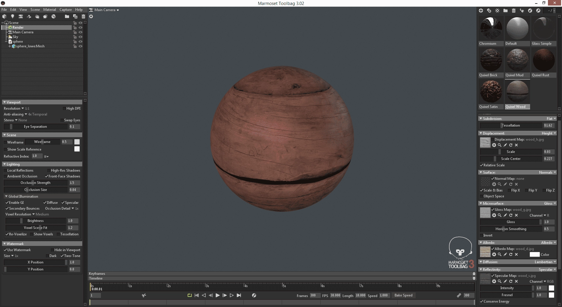 Как пользоваться Marmoset Toolbag 3.02