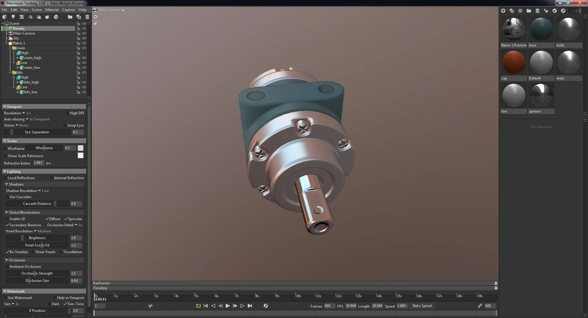 Как пользоваться Marmoset Toolbag 3.08
