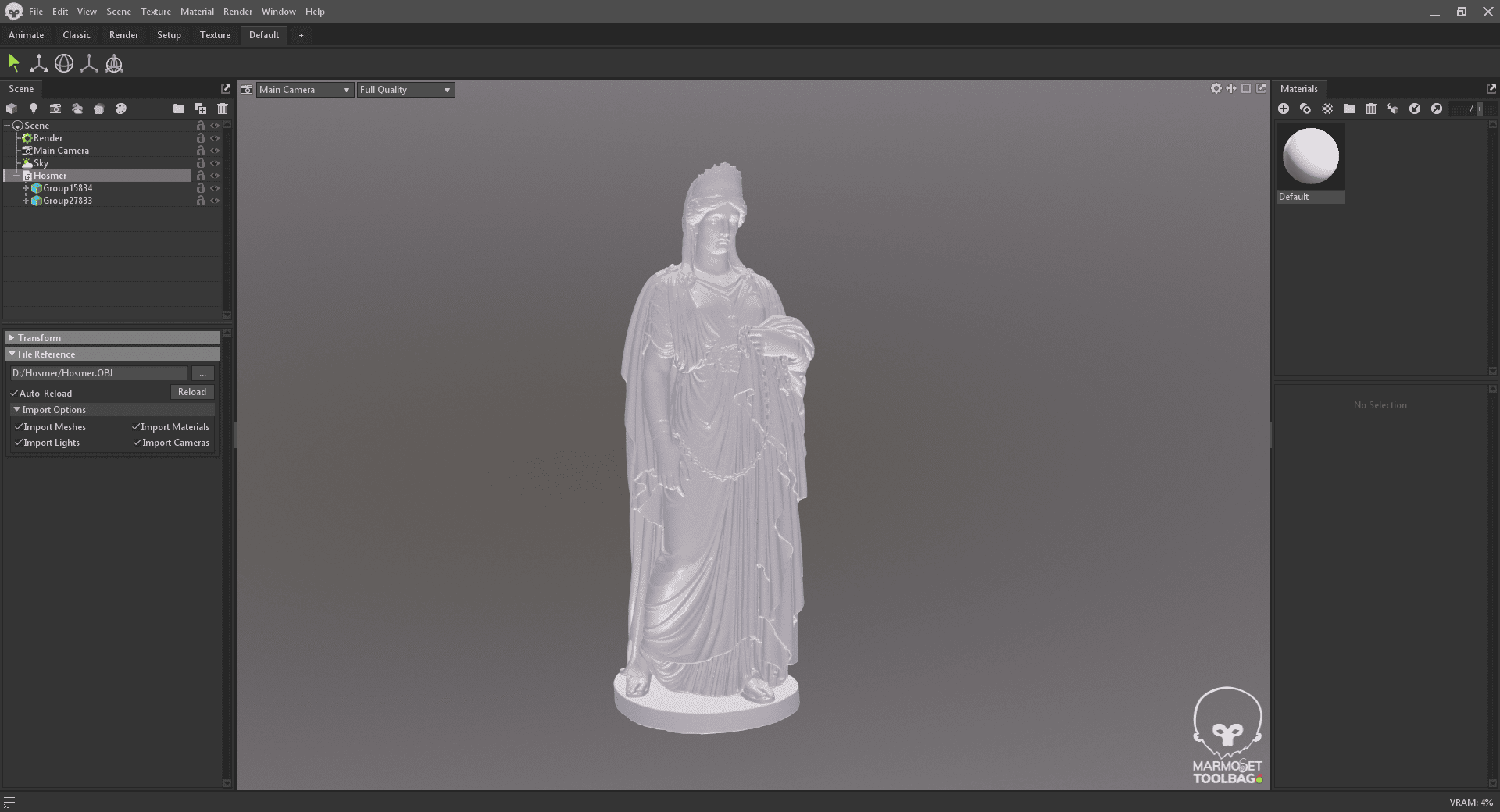 Как пользоваться Marmoset Toolbag 4.0.3