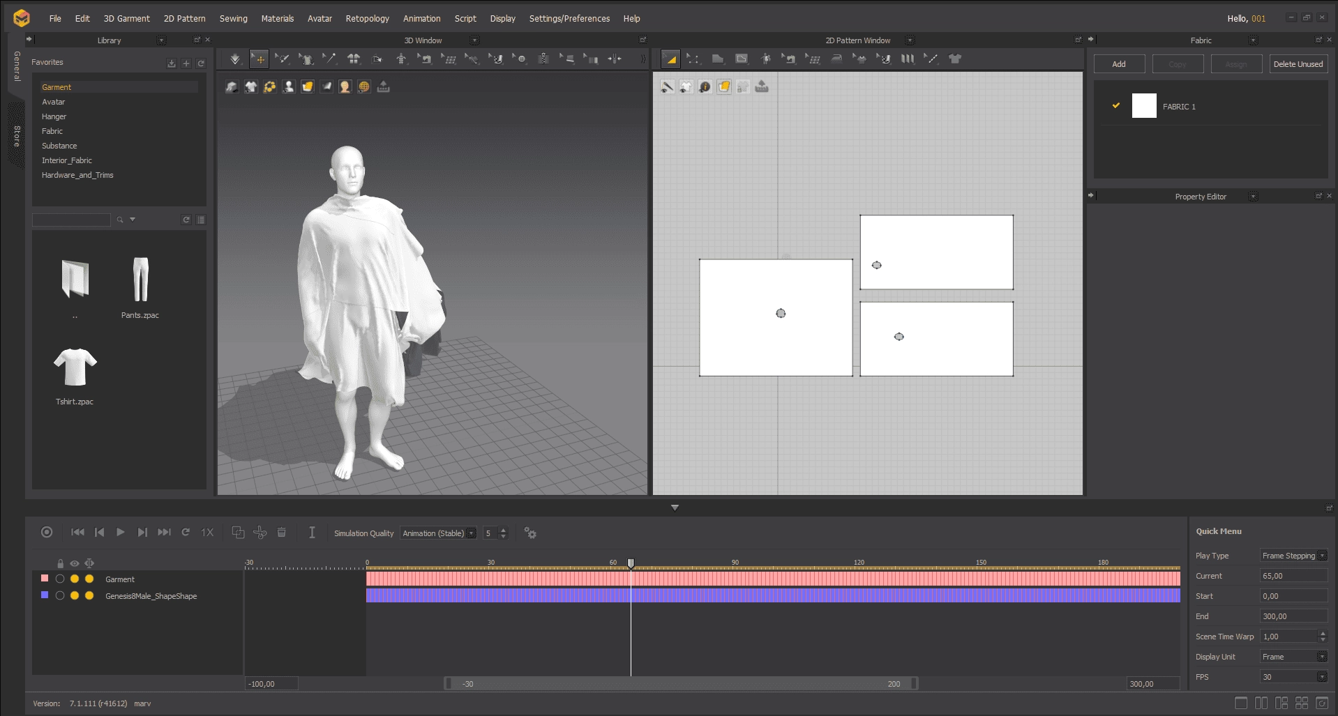 Как пользоваться Marvelous Designer 12 Personal 7.2.209.43690