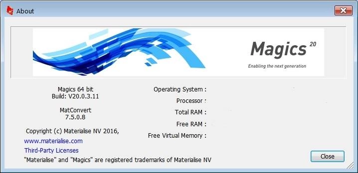 Как пользоваться Materialise Magics 20.0.3.11 Win64