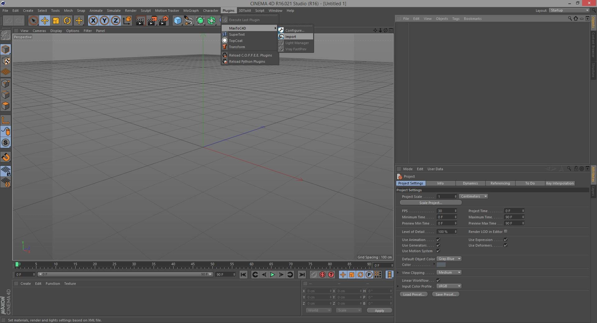 Как пользоваться MaxToC4D 3.4