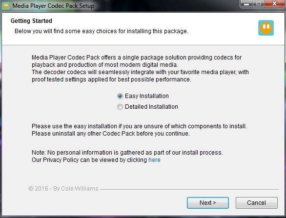 Как пользоваться Media Player Codec Pack 4.4.3